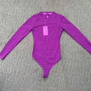 Fendi X SKIMS Long Sleeve Bodysuit